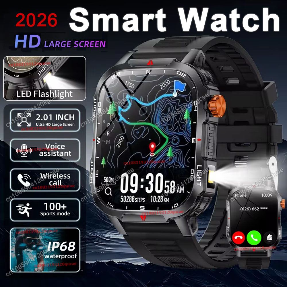 Gym Floor Mats - Novo Smartwatch Militar Robusto 2026 com