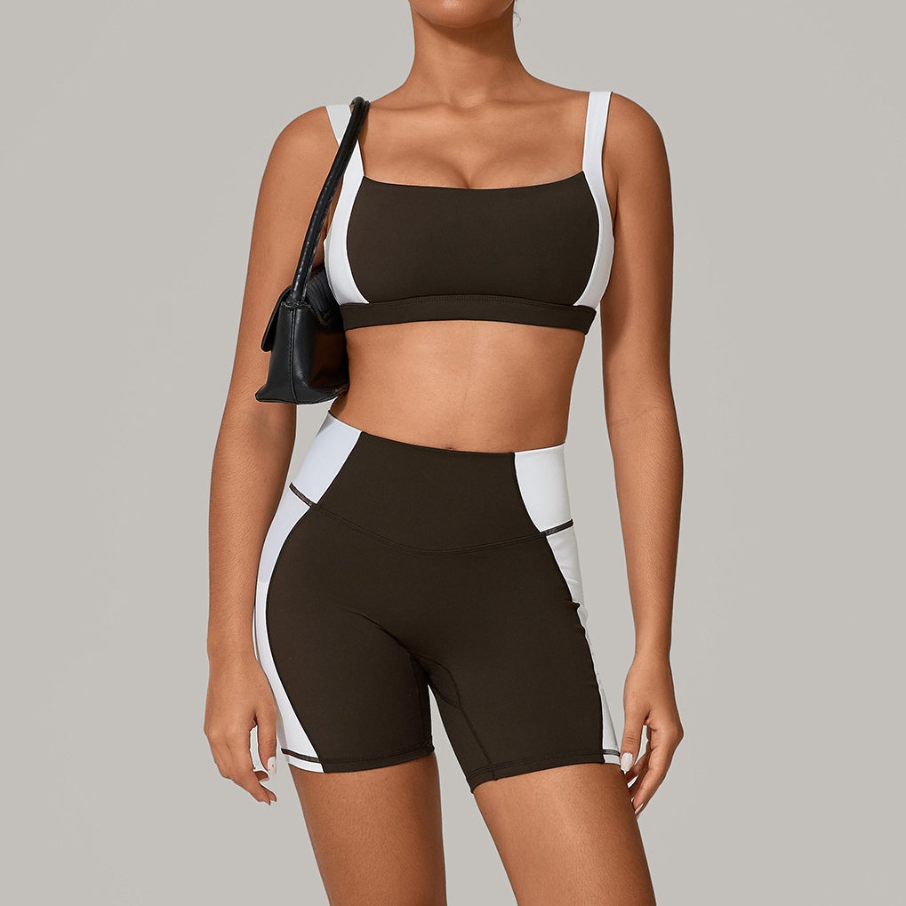 Yoga Và Fitness - Conjunto de Top Esportivo Sem Costas