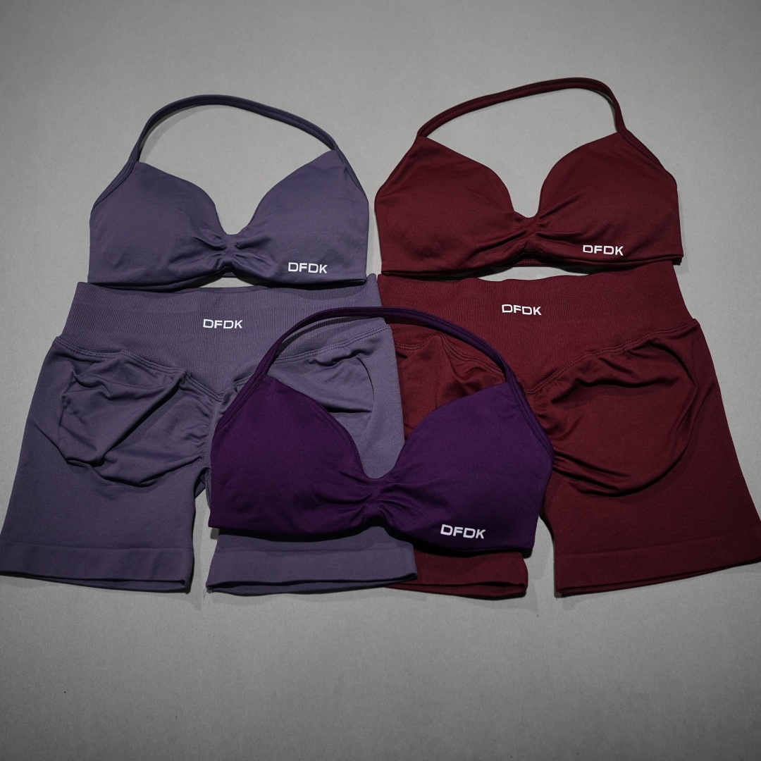 Yoga Fitness Kleidung - Conjunto de Ginástica Feminino DFDK Sem
