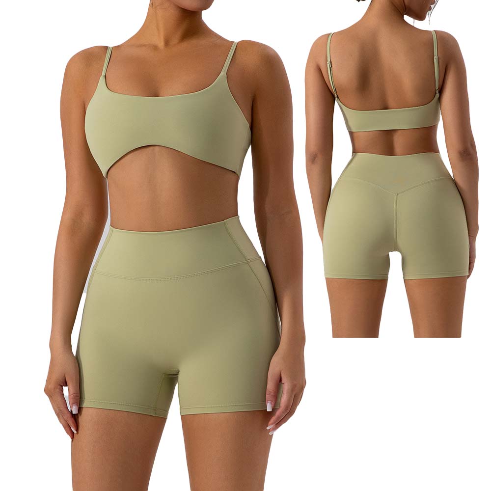 Conjunto de treinamento de cor - Yoga Và Fitness avaliação e preço