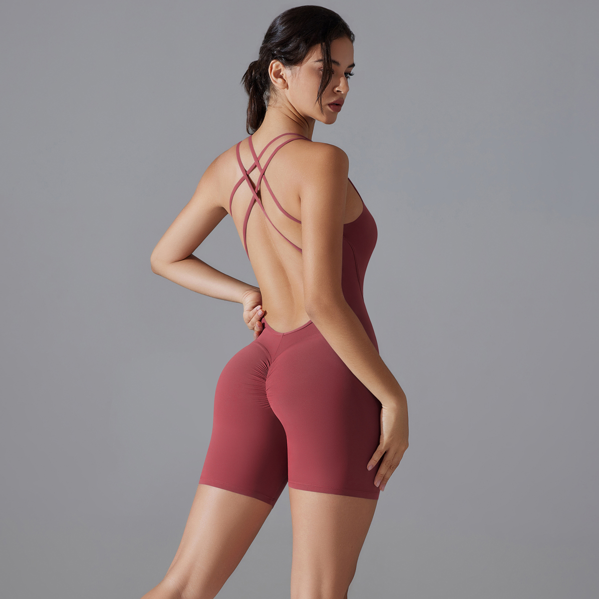 Conjunto de yoga sexy sem cost - Yoga Overall Fitness avaliação e preço