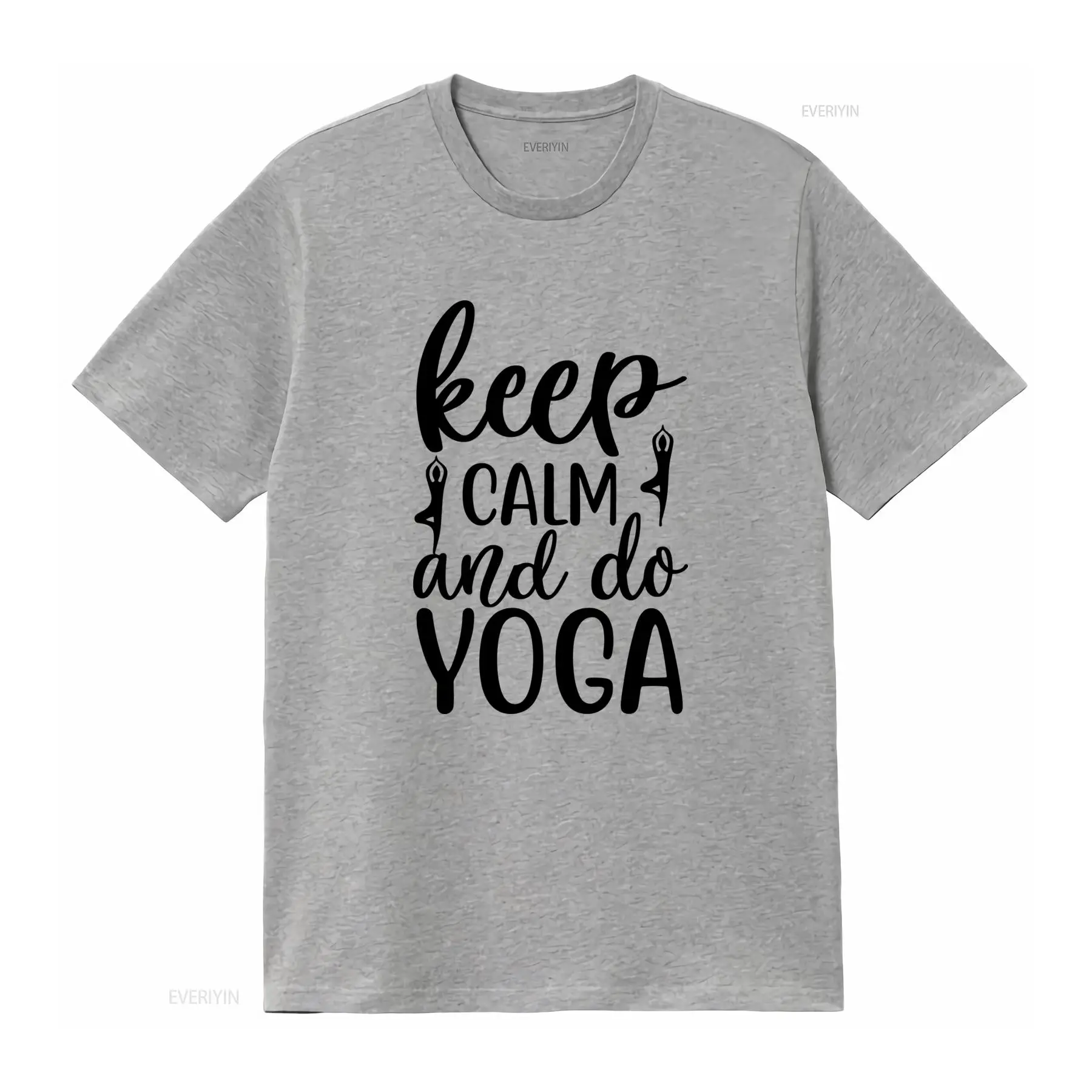 Camiseta Keep Calm and Do Yoga - Yoga Fitness Quotes avaliação e preço