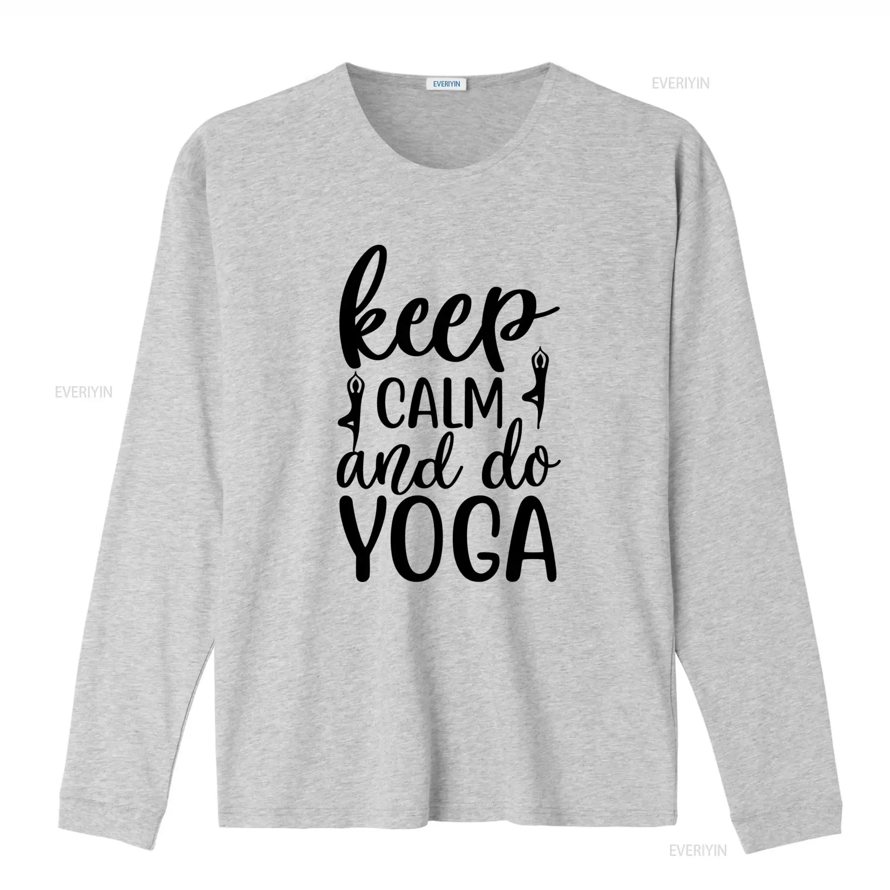 Camiseta Keep Calm and Do Yoga - Yoga Fitness Quotes avaliação e preço