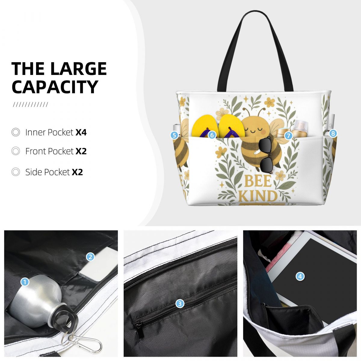 Bolsa de Praia Grande com Esta - Yoga Fitness Quotes avaliação e preço