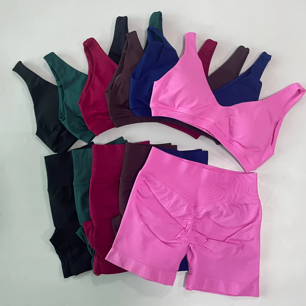 Conjunto de Yoga Sem Costura d - Yoga Fitness Kleidung avaliação e preço