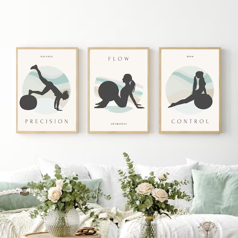 Poster de Ginástica Minimalist - Yoga Fitness Quotes avaliação e preço