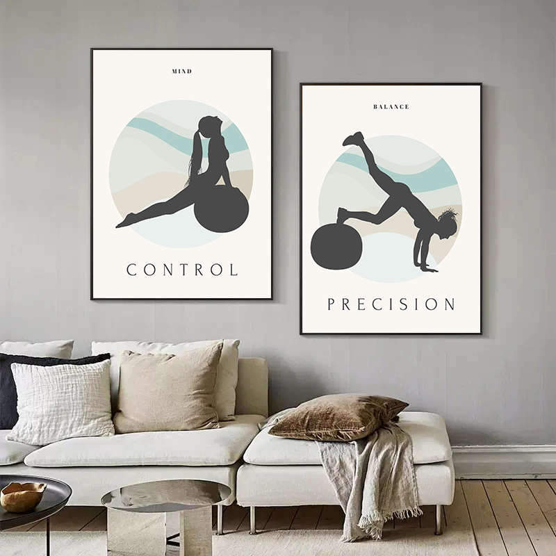 Poster de Ginástica Minimalist - Yoga Fitness Quotes avaliação e preço
