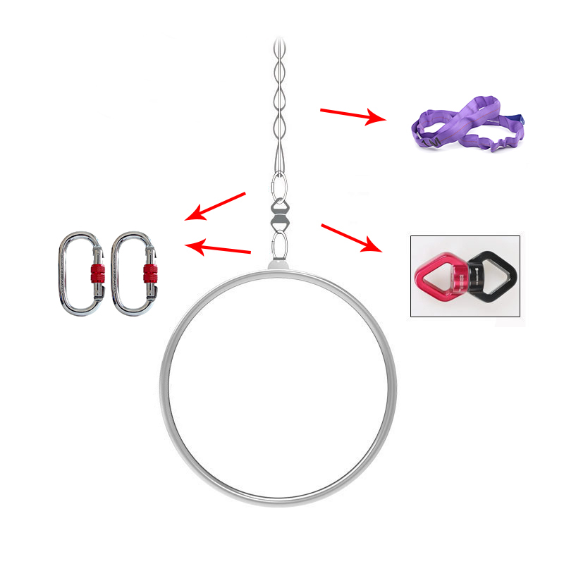50cm aro aéreo mini lyra kit e - Yoga Fitness Kit avaliação e preço