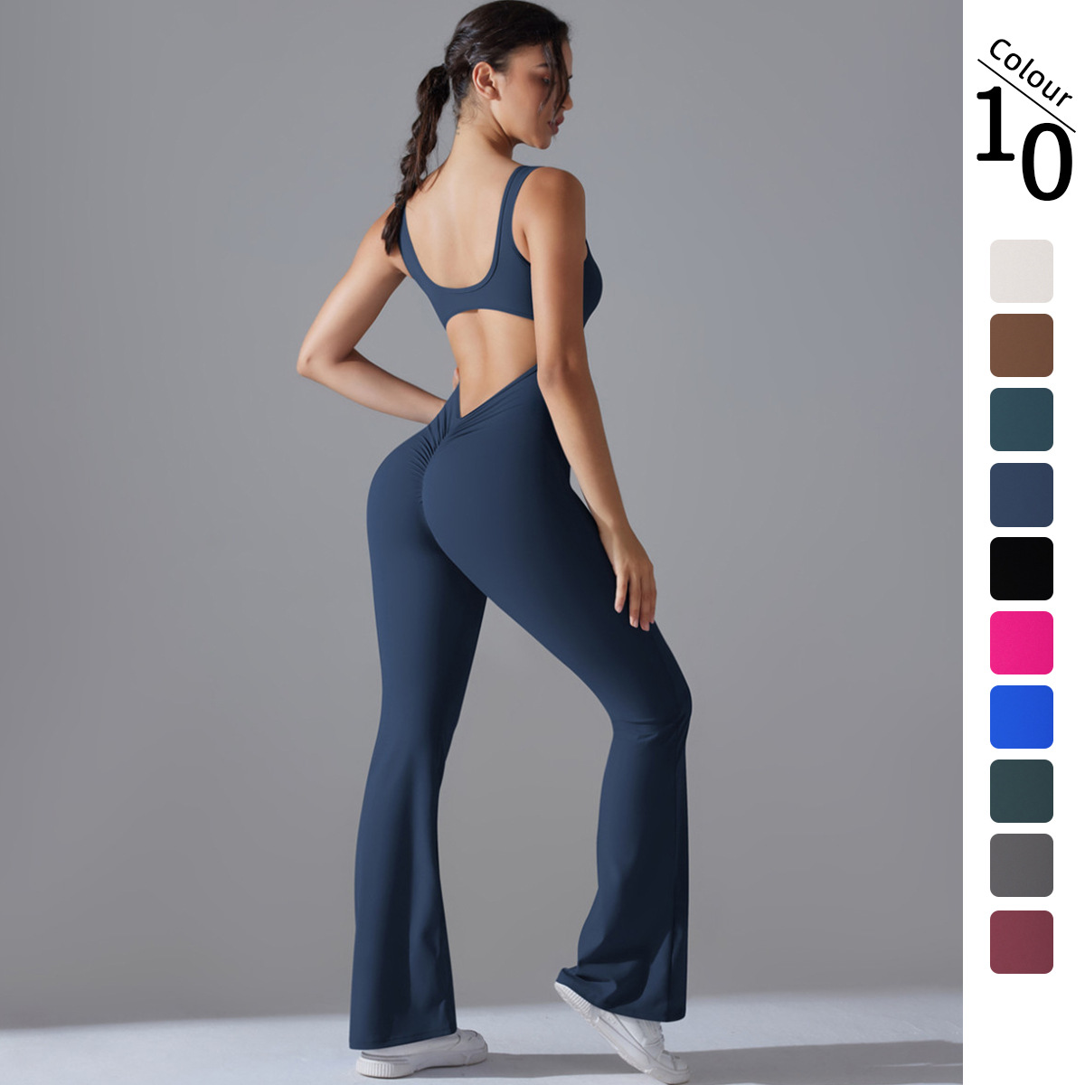 Sexy voltar v macacão conjunto - Yoga Và Fitness avaliação e preço