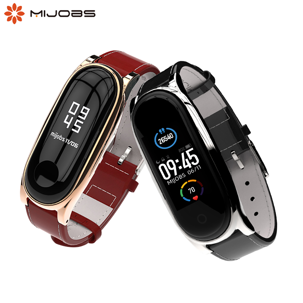 Pulseira de Couro Genuíno para - Fitness Tracker Band avaliação e preço