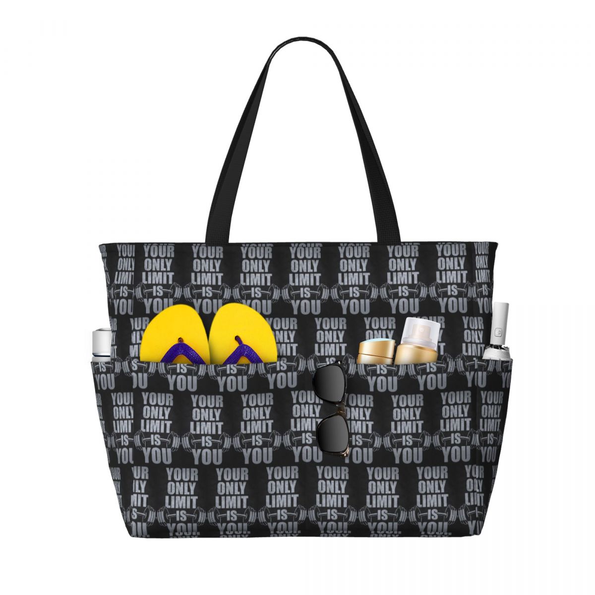 Bolsa de Praia Motivacional pa - Yoga Fitness Quotes avaliação e preço
