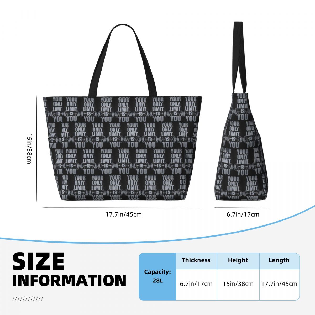 Bolsa de Praia Motivacional pa - Yoga Fitness Quotes avaliação e preço
