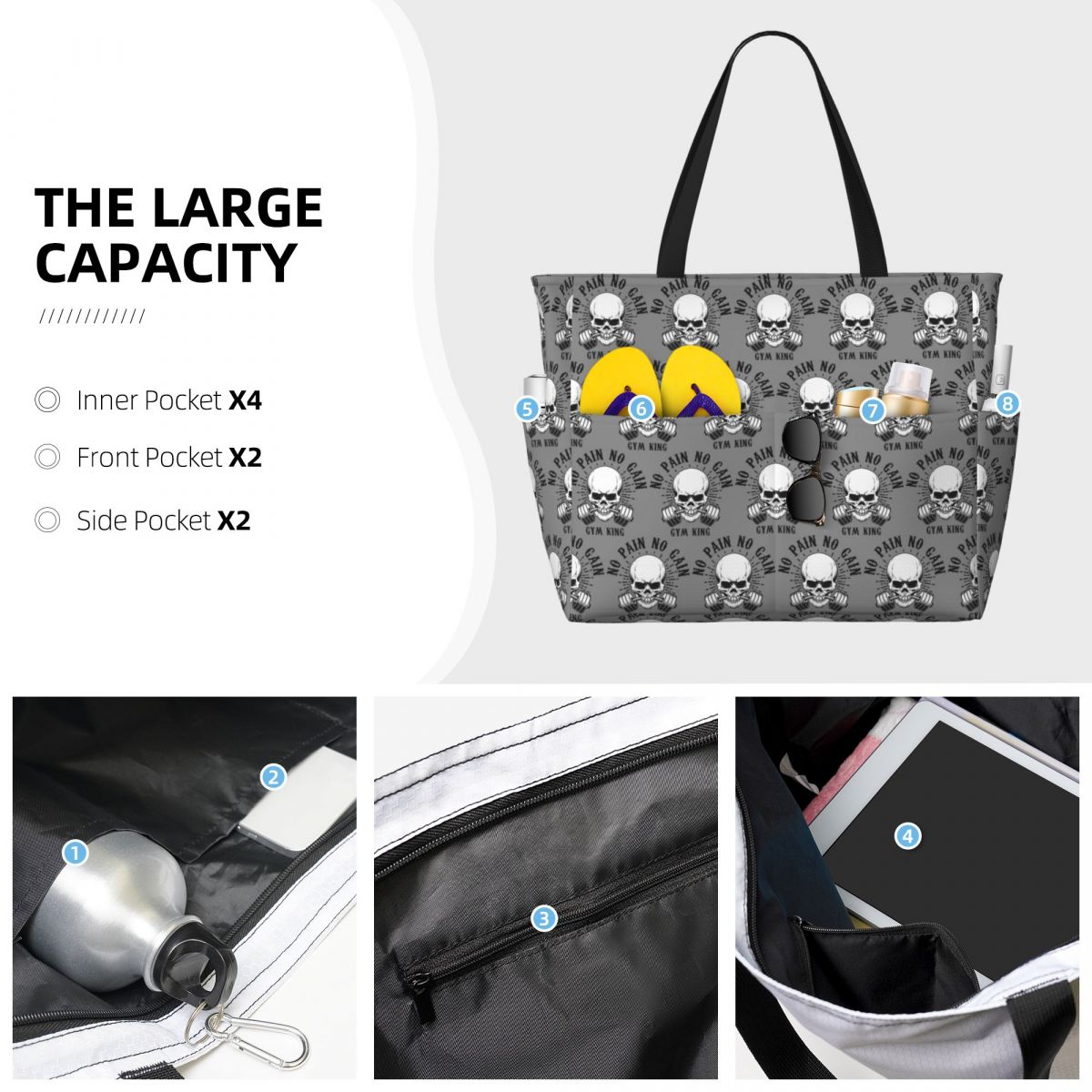 Bolsa de Praia Motivacional pa - Yoga Fitness Quotes avaliação e preço