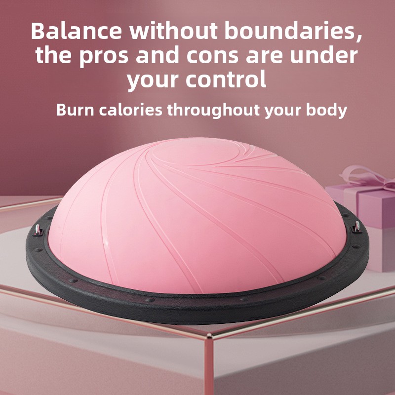 Nova Bola de Yoga em Forma de  - Bosu Ball Balance avaliação e preço