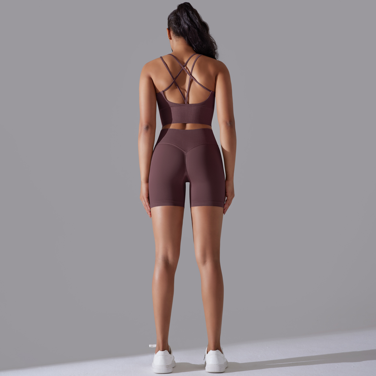 Sexy conjuntos de yoga feminin - Yoga Fitness Kleidung avaliação e preço