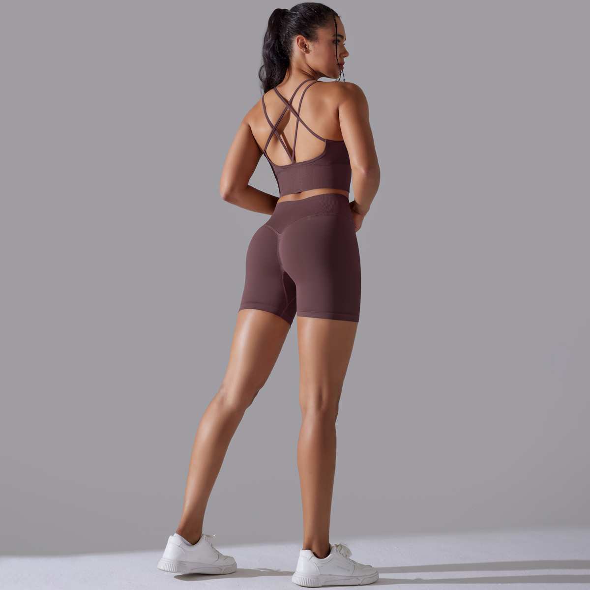 Sexy conjuntos de yoga feminin - Yoga Fitness Kleidung avaliação e preço