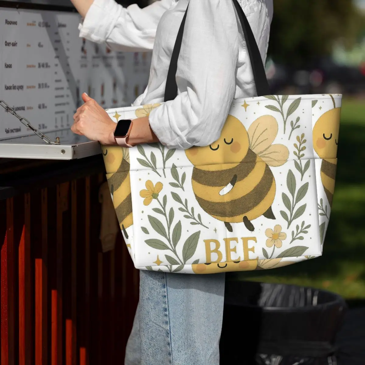 Bolsa de Praia Grande com Esta - Yoga Fitness Quotes avaliação e preço