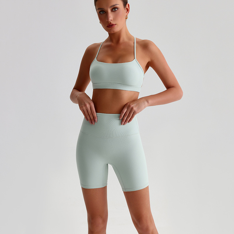 Cor sólida de alto impacto sól - Yoga Fitness Kleidung avaliação e preço