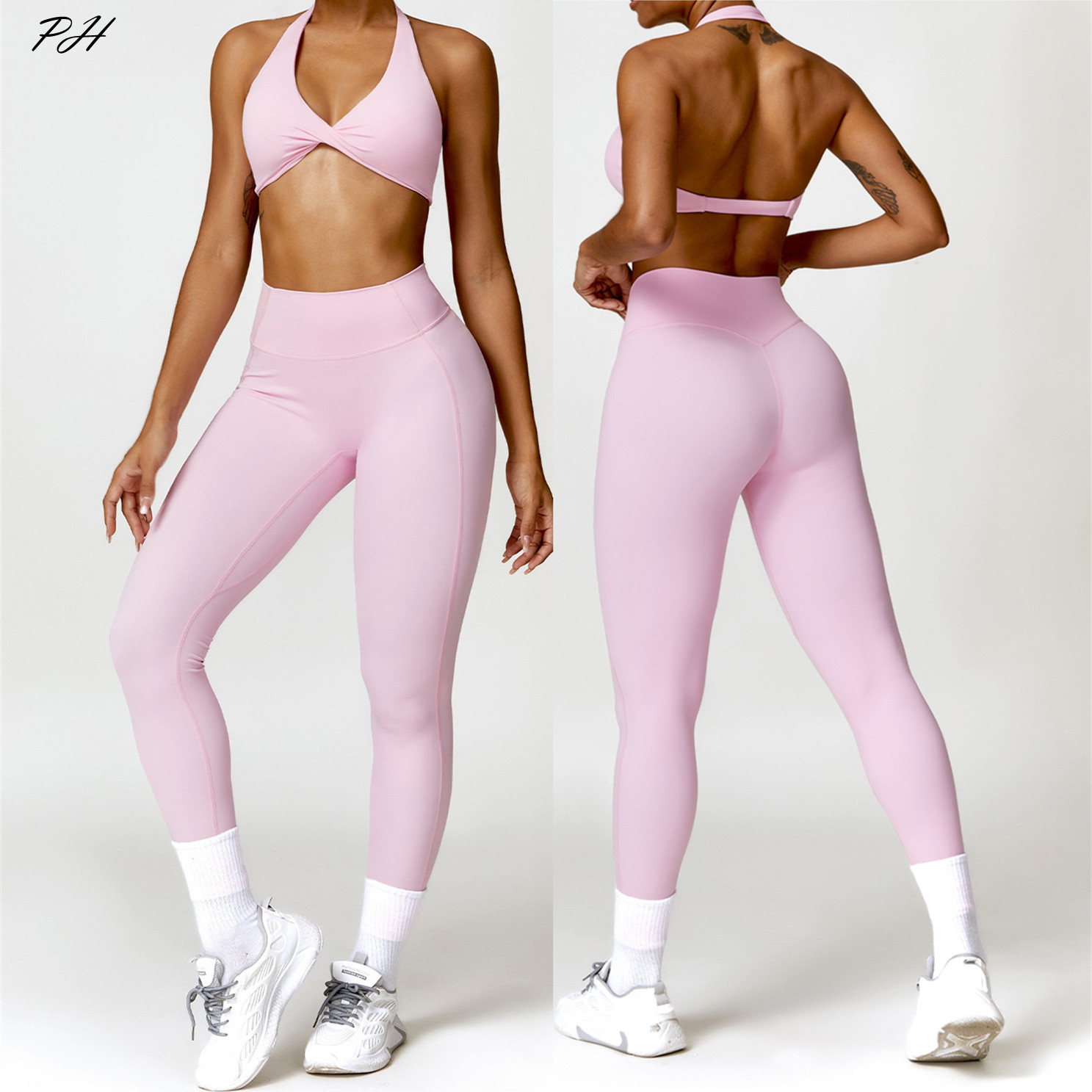 Conjunto de ioga feminina de d - Yoga Fitness Kleidung avaliação e preço