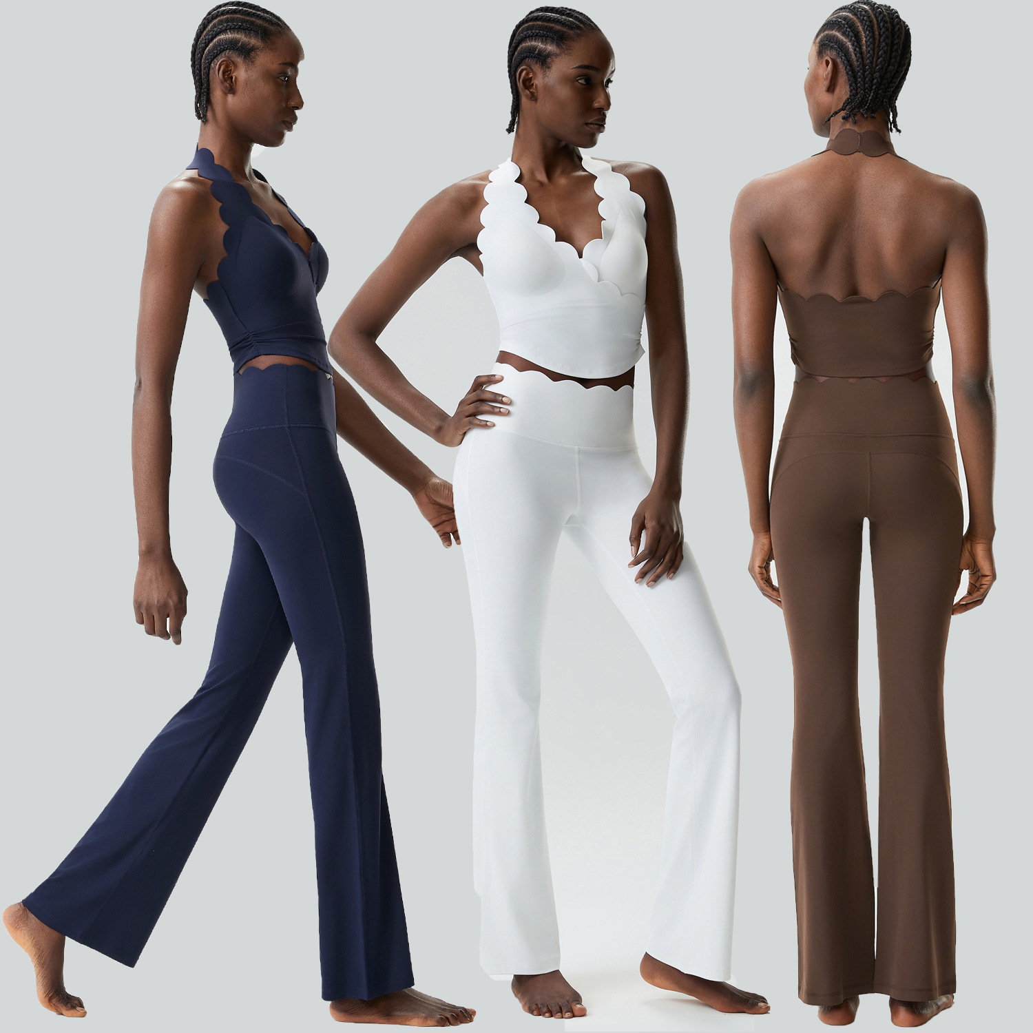 Conjunto de Yoga Feminino em D - Yoga Fitness Kleidung avaliação e preço