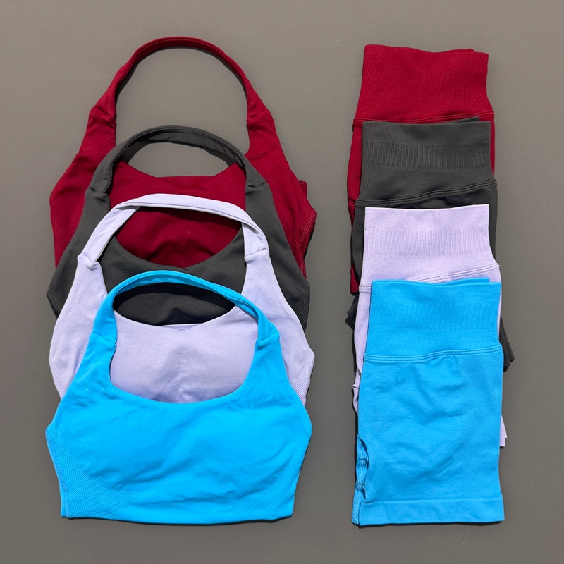 2 pic histello conjunto esport - Yoga Fitness Kleidung avaliação e preço