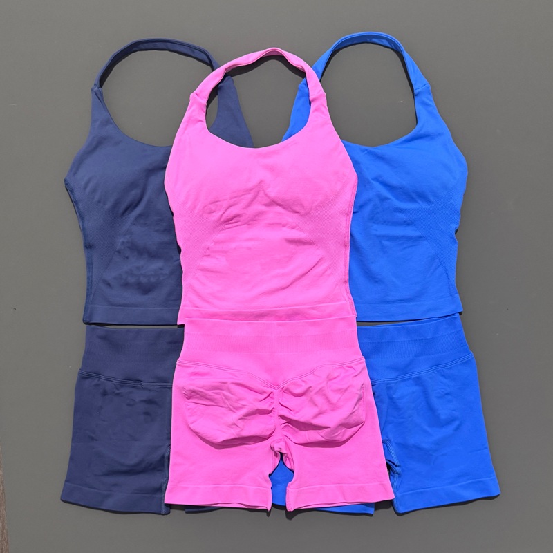 2 pic histello conjunto esport - Yoga Fitness Kleidung avaliação e preço