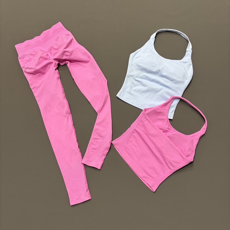 Conjunto de Roupas Esportivas  - Yoga Fitness Kleidung avaliação e preço
