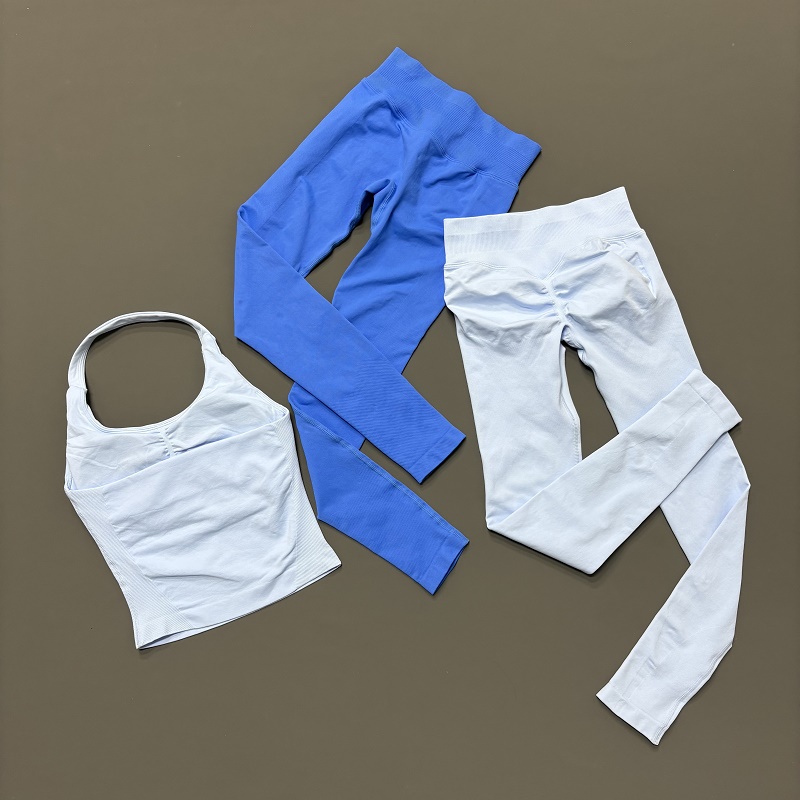 Conjunto de Roupas Esportivas  - Yoga Fitness Kleidung avaliação e preço